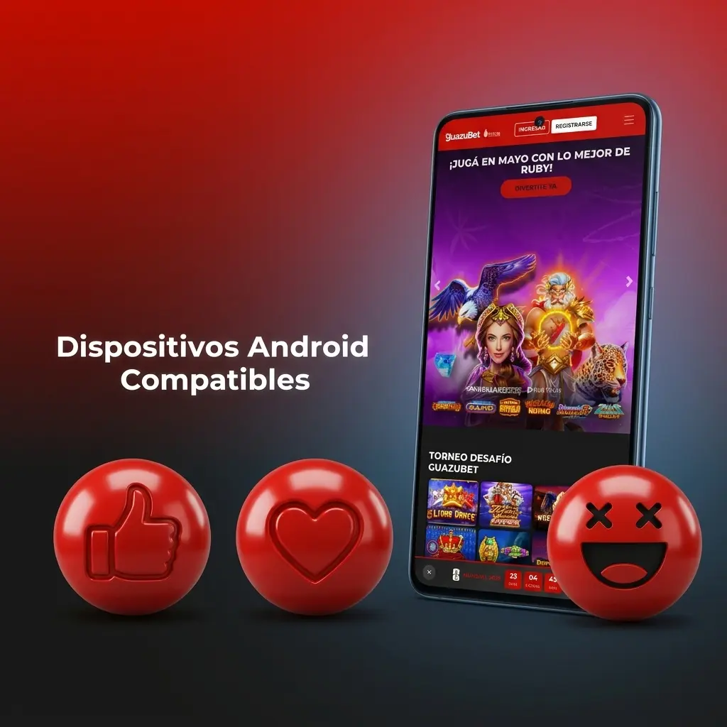 Dispositivos Android compatibles con GuazuBet en Argentina: Samsung, Motorola, Xiaomi, TCL, LG, Nokia y Huawei