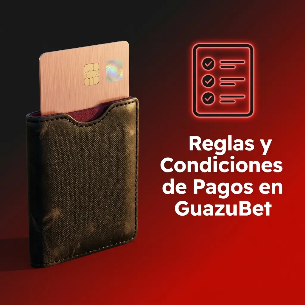 Reglas y condiciones de pagos en GuazuBet: depósitos, retiros, verificación y límites por método de pago.
